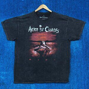 Alice In Chains Dirt Seattle WA Est 1987 Grunge Band Tee XL